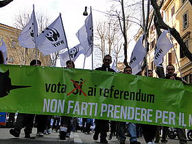 Manifestazione Referendum a Roma (2011)
© ArchivioWWF/F.Converio
© ArchivioWWF/F.Converio