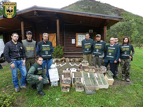 Sequestri operati dalle Guardie WWF di Salerno
© WWF Salerno rel=